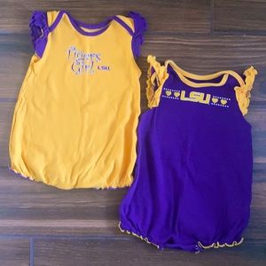 LSU 2-Piece Creeper Set